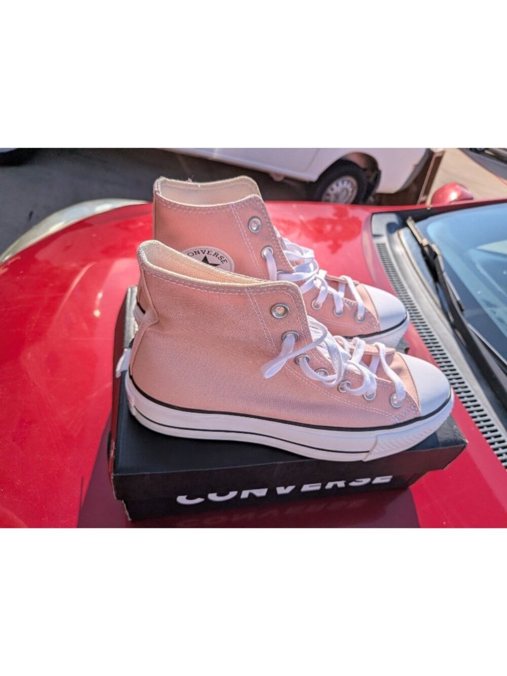 Converse Chuck Taylor All Star Platform Sneaker Rosa da Donna A06507C, Pink size